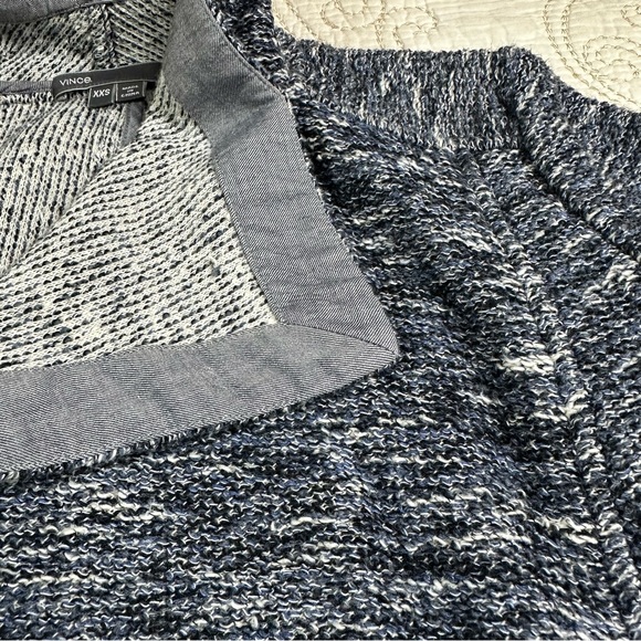 Vince blue tweed blazer/jacket - Picture 7 of 9